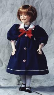 Click to enlarge image  -  Jo Jo Head Mold  - Sailor Dress 