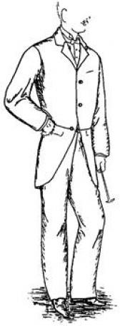 Click to enlarge image 1895 Morning Coat & Trousers - Pattern 32