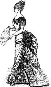 Click to enlarge image 1882 Spring Ball Gown - Pattern 33