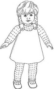 Click to enlarge image Jumper, T-Shirt and Tights that fits American Girls Dolls - Pattern 47