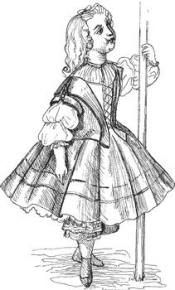 Click to enlarge image 1854 Dress with Laced Bodice that fits American Girl Dolls - Pattern 53